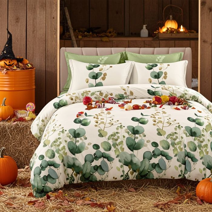 Lenjerie Pat Jack Sf151, Bumbac, 4 Piese, Fara Elastic, Alb, Verde