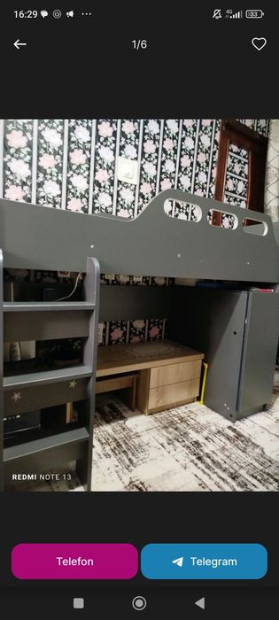 Детские кроват сотилади.