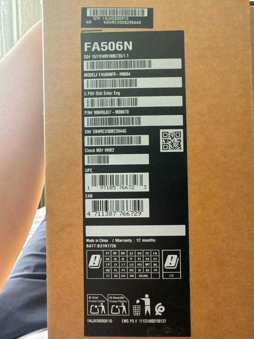 Asus Tuf a15 сотилади