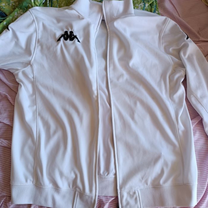 Бяло горнище КАPPA,XXXL