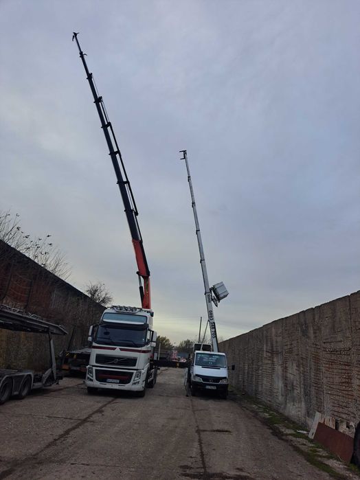 Камион с кран услуги транспорт 24 м.