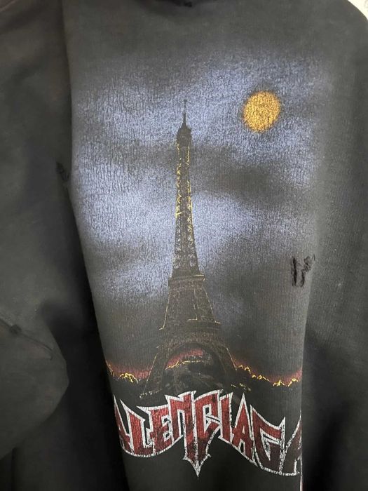 Худи Balenciaga Paris Moon