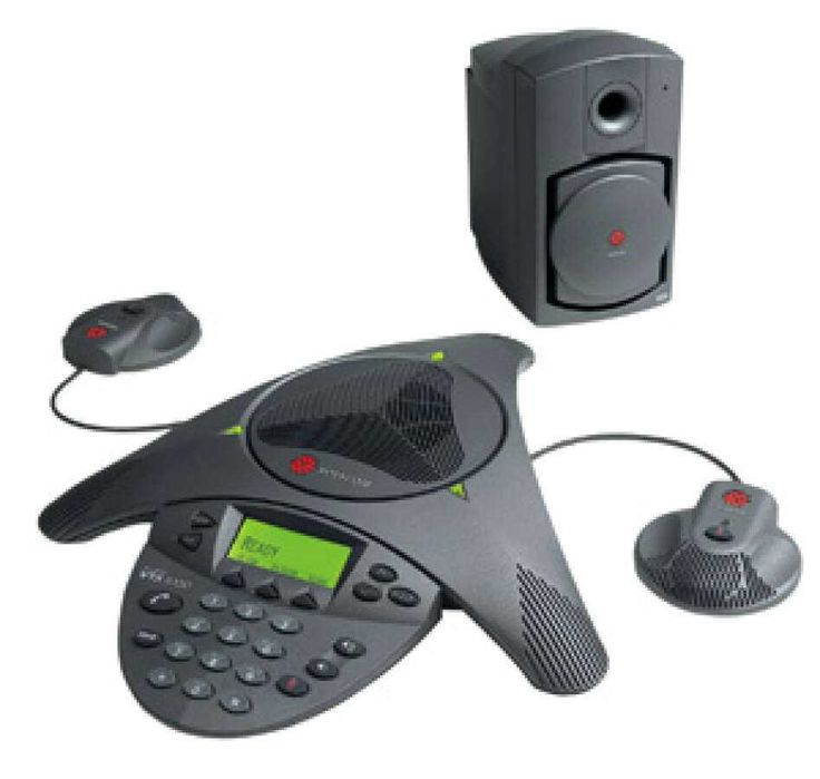 Конференц-телефон Polycom SoundStation VTX 1000 + микрофоны + sub