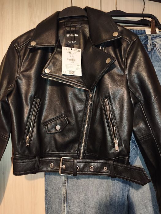 Zara,Bershka ,Pull and Bear leather яке