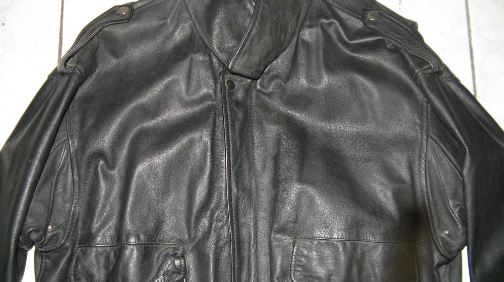 Geaca piele aviator bomber