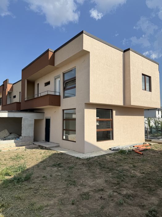 Vila P+1, 4 camere, placa beton,proiect Mediteranean,Valu lui Traian
