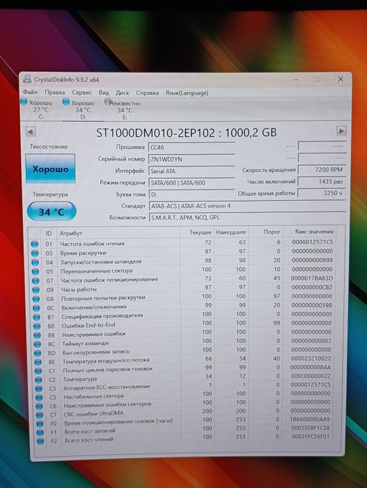 Жёсткий диск 1 тб Хард Hatd 1tb Hdd