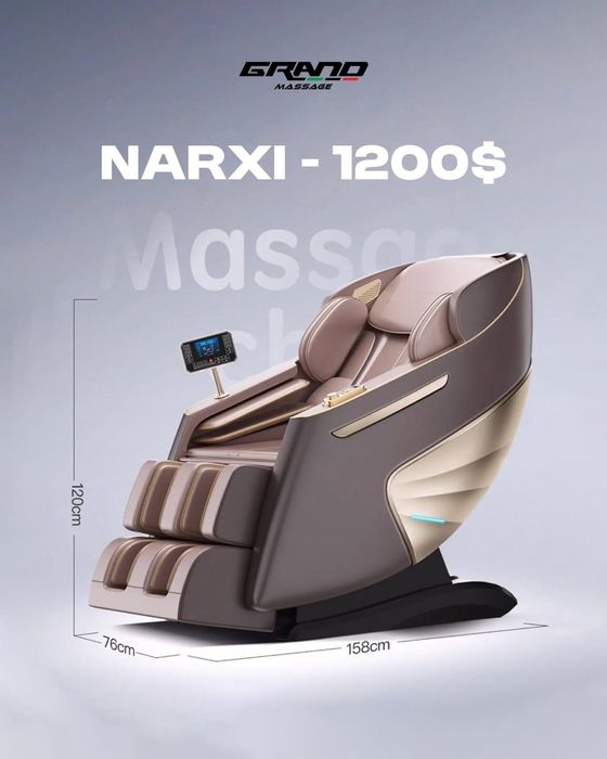 Optom narxlarda kreslo massajyorlar!