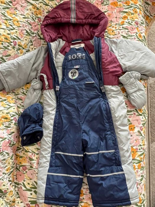 Combinezon iarna fas coccodrillo 74 cm cu manusi