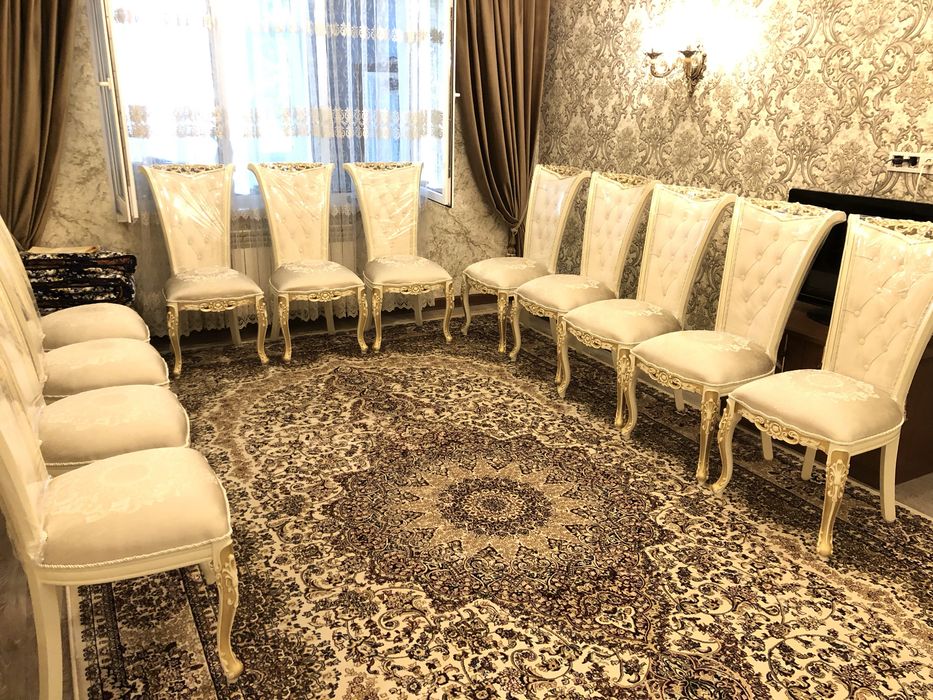 Стол стул на 12 персон орех