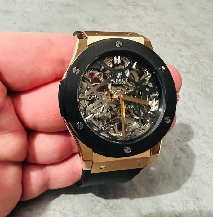 Ceas H u b l o t Skeletron Gold