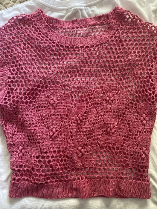 Кофточка ручной вязки