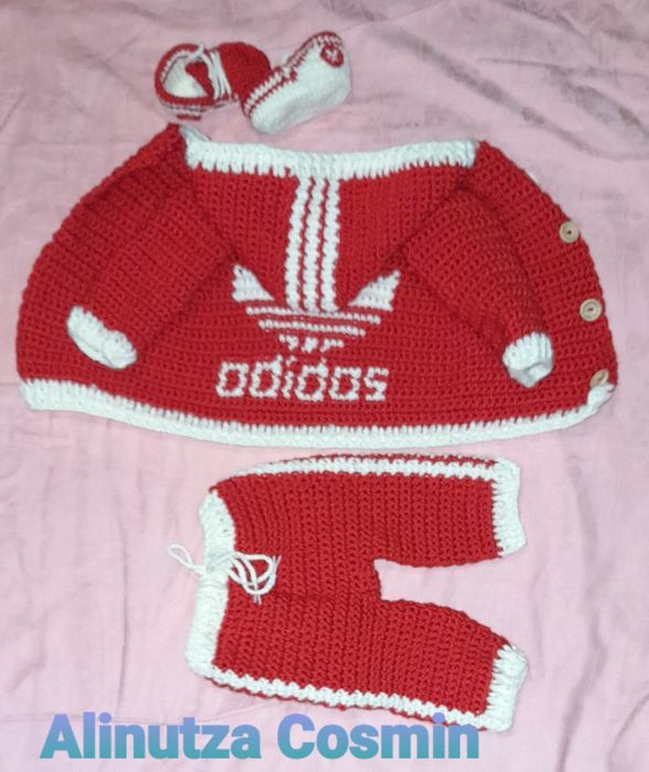 Paltonase,  jerseu crosetat manual