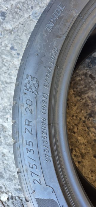4 anvelope vara Michelin,fata 245/40/20,spate 275/45/20.Pretul este pe bucata.