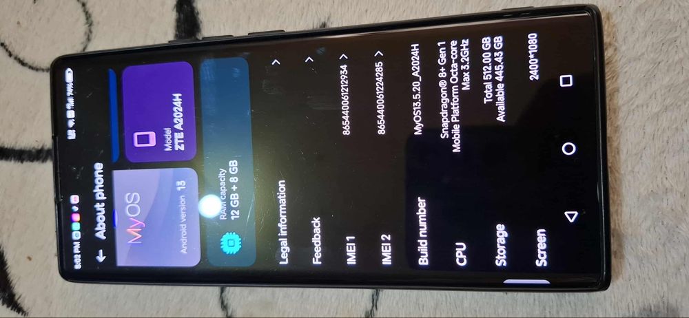 Zte Axon Ultra 5G 512GB