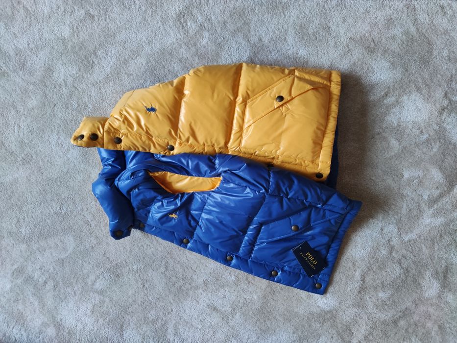 Vesta cu puf și fata dubla pentru copii, noua, cu eticheta- Ralph Laur