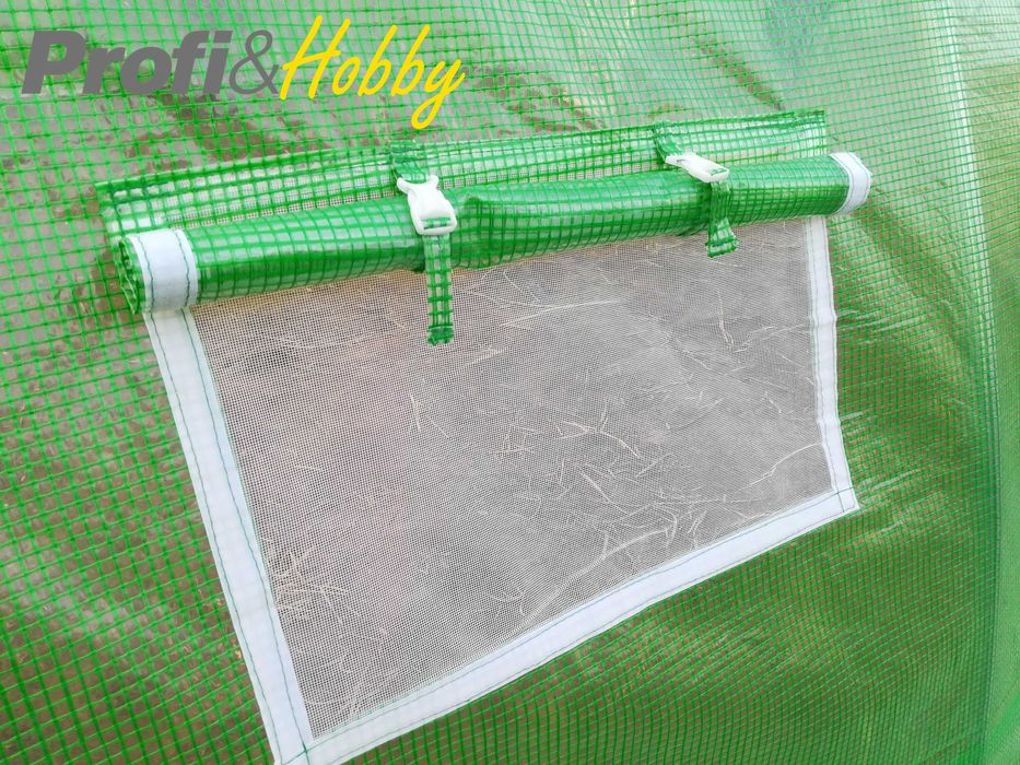 Парник Оранжерия 6х10 м 60кв, армиран РЕ 220 g/m2