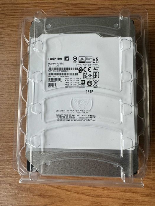 Hard dIsk hdd SATA 3 - Toshiba 16TB