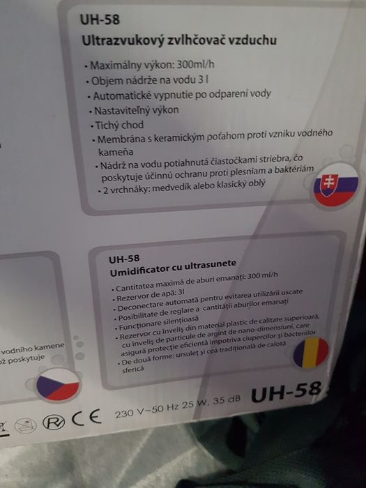 Umidificator cu ultrasunetî
