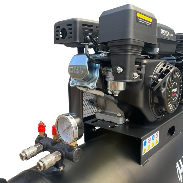 Бензинов компресор за въздух 100 литра 7.5 HP HAWEK HW-3028