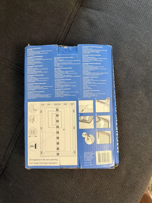 Plasa / perdea magnetica anti insecte pentru usa