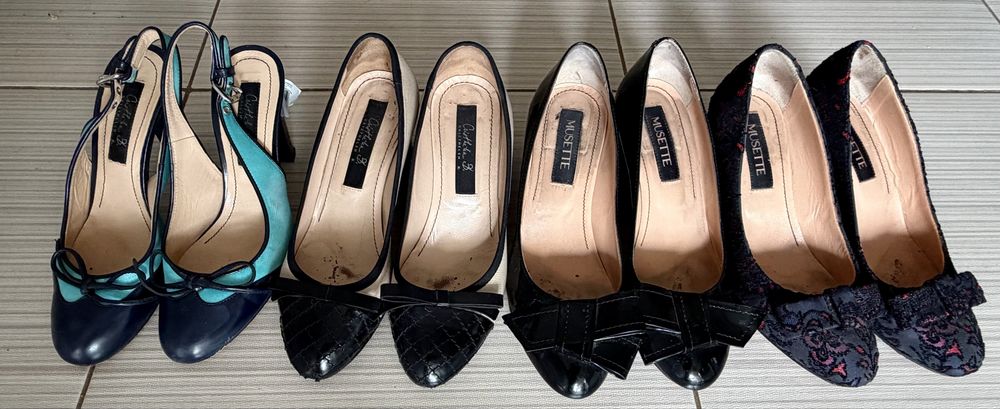 Lot pantofi Musette Cristhelen piele