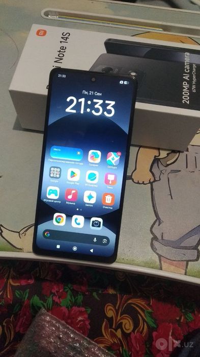 Redmi note 14s 8.256 tali.