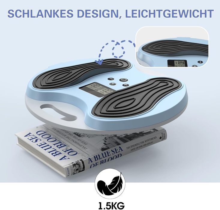 Безжичен масажор за крака, EMS за стимулиране на кръвообращението