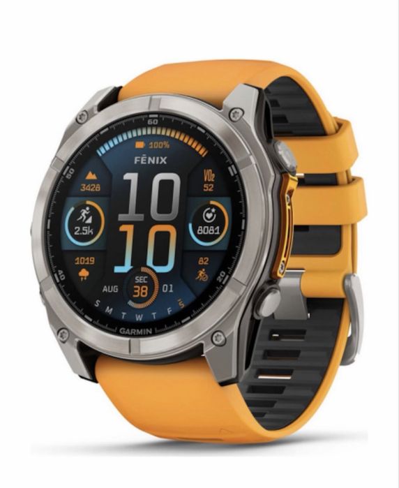 Garmin Fenix 8 titanium Orange 51 mm
