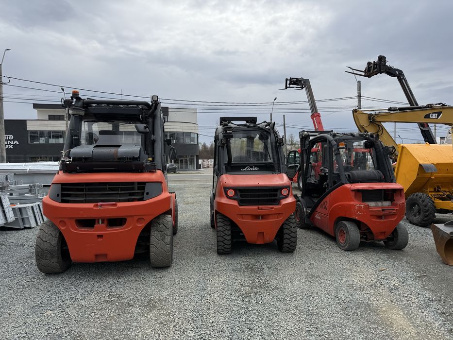 Inchiriez stivuitoare Linde  3T-5T-6T pe gaz sau  diesel