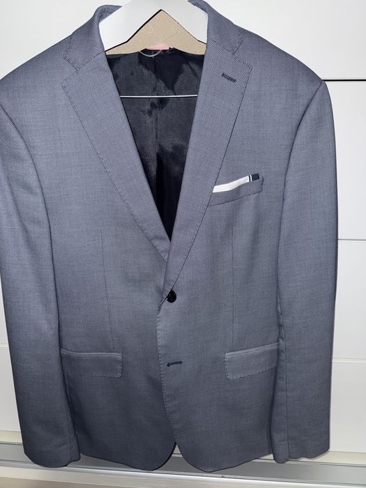 Sacou zara slim si pantaloni marinea 52