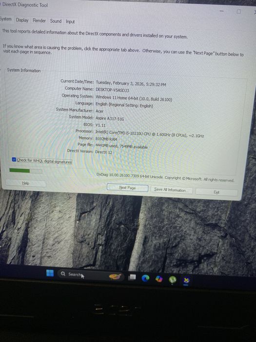 Acer aspire 3 17.3’ | i5 gen 10 8gb ram ssd 512 ge force mx 230 + acc