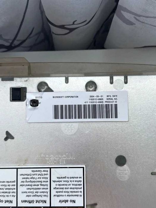 Consola Microsoft XBOX Crystal Clear Trasparent Classica