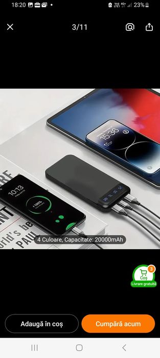 Baterie externa pentru telefon