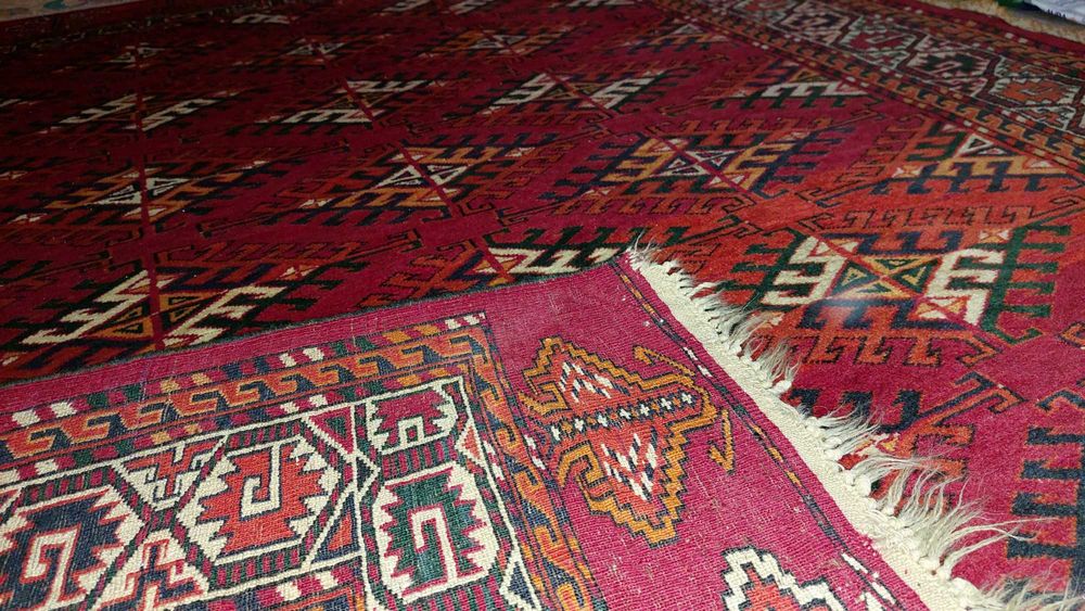 Кілем түркімен  қой, түйе жүнінен