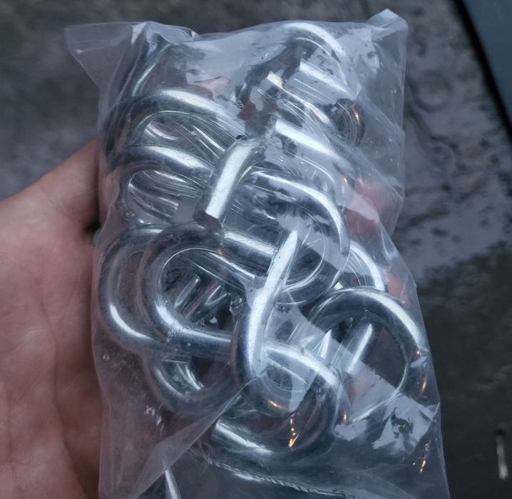 Cârlig tip S din oțel, 8 mm – set 10 bucăți, pentru uz gospodăresc