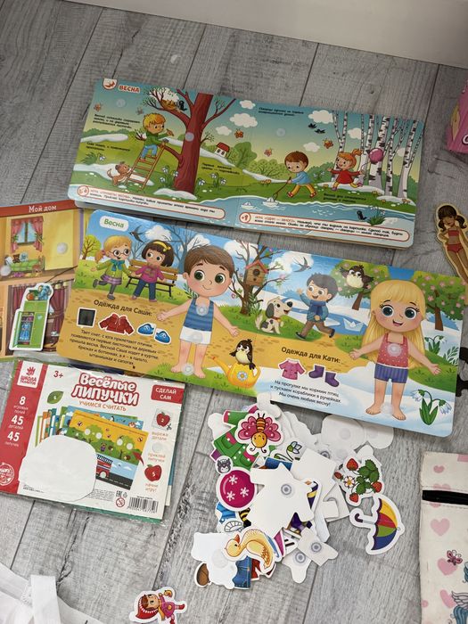 Детские игры липучки и магниты