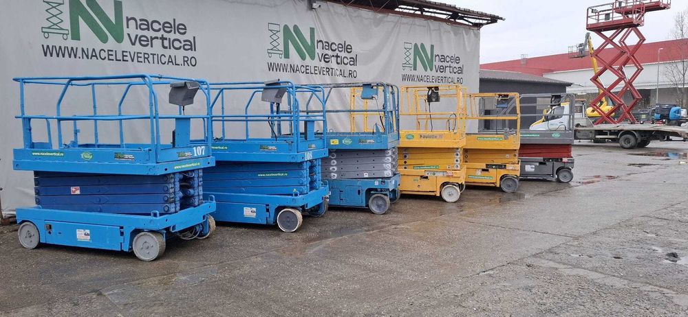 Lot de 6 buc nacele nacela electrica Haulotte 12m si 10m  26,700 Euro