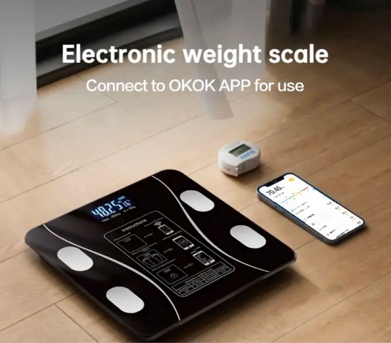 Cantar Inteligent App Fitness Bluetooth USB Cantarire Masurari Indici