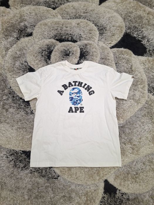 Tricou BAPE "A Bathing Ape" alb