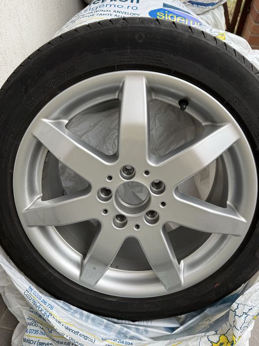 Jante Mercedes 17 inch, anvelope Michelin