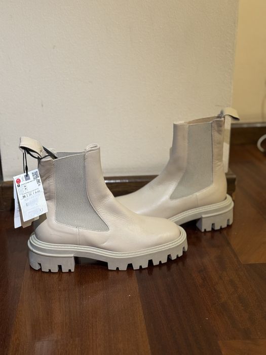 Botine Crem Noi Noute