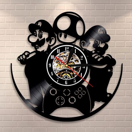 Часы настенные Пикачу, Соник, Супер Марио