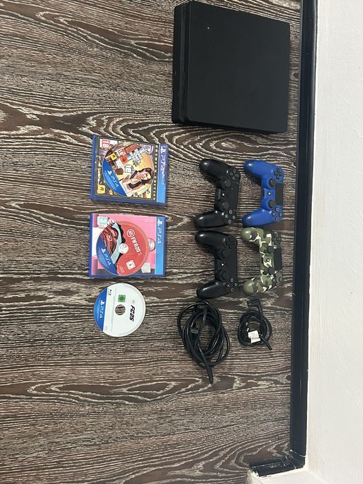 цял гейминг комплект – Samsung TV + PS4 + Logitech G29 + игри