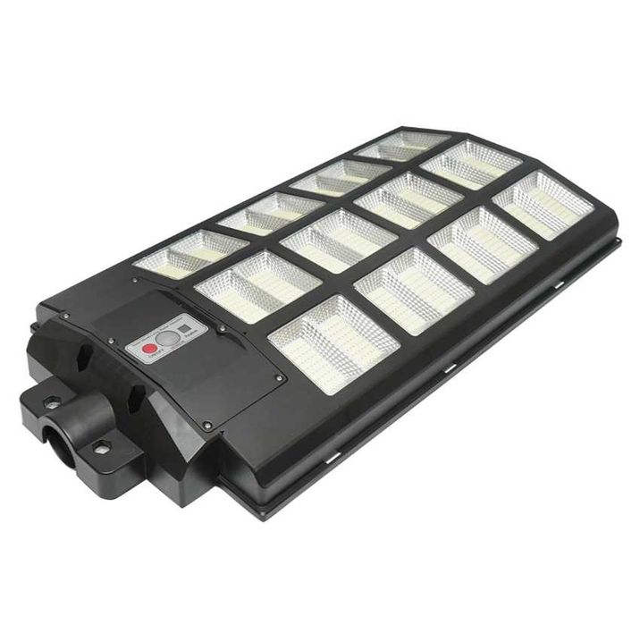 Lampa solara LED iluminat stradal 1200W, 6500K, IP65 cu panou solar senzor de miscare telecomanda