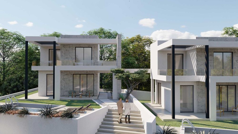 УПИ до Нея Перамос с проекти и РС на къщи -220000 евро.