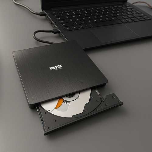 Външно оптично устройство / Външно CD  за лаптоп / USB to CD