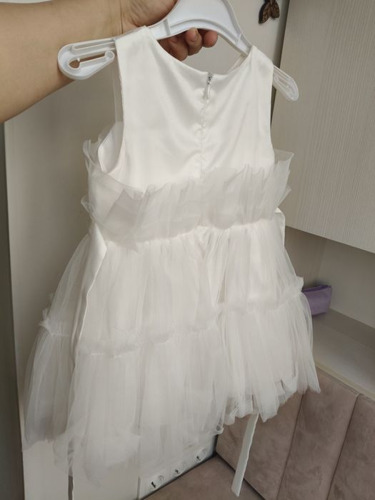 платье белое для девочек 1-2 г