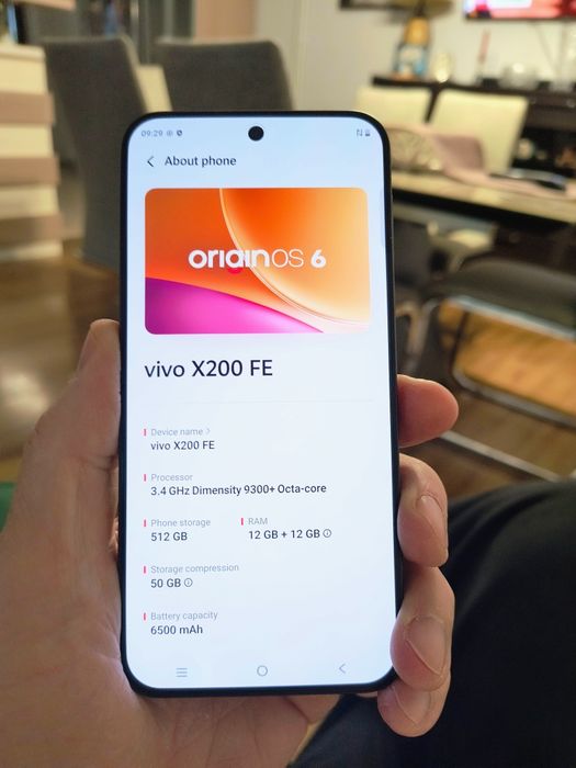 Vivo x200 FE, dual sim