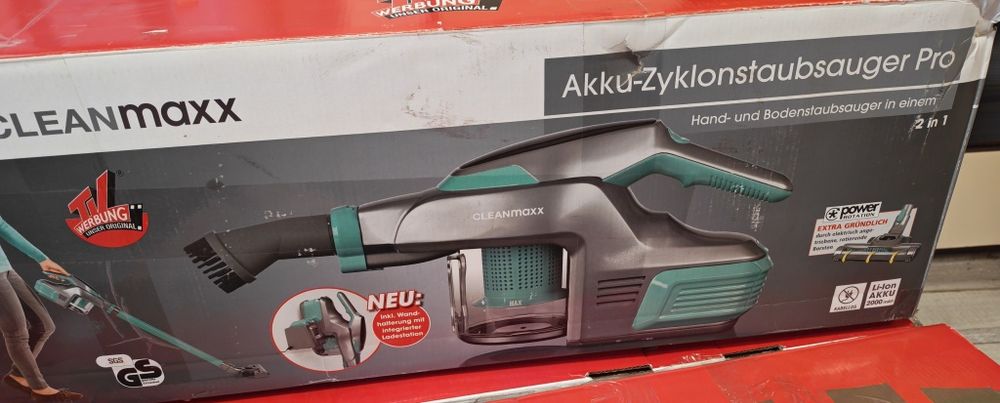 Акумулаторна прахосмукачка CLEANmaxx Akku-Zyklonstaubsauger Pro 2 в 1